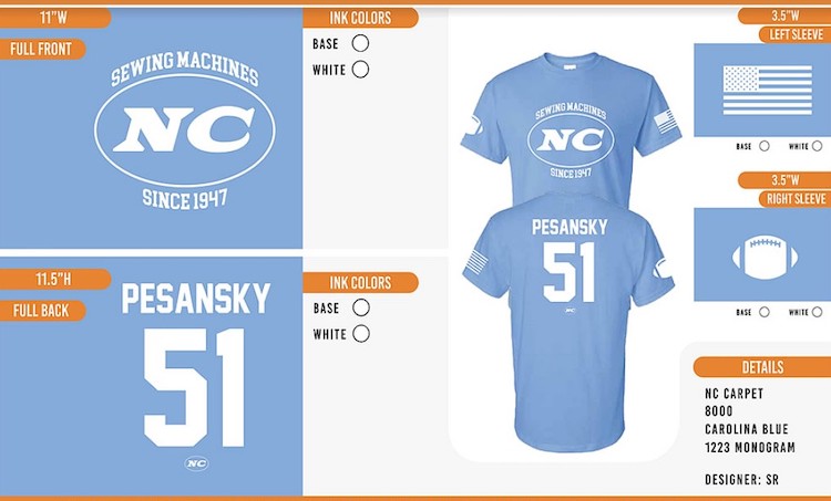 The Hog Ring - Order Your NC UNC Peter Pesansky Shirt!