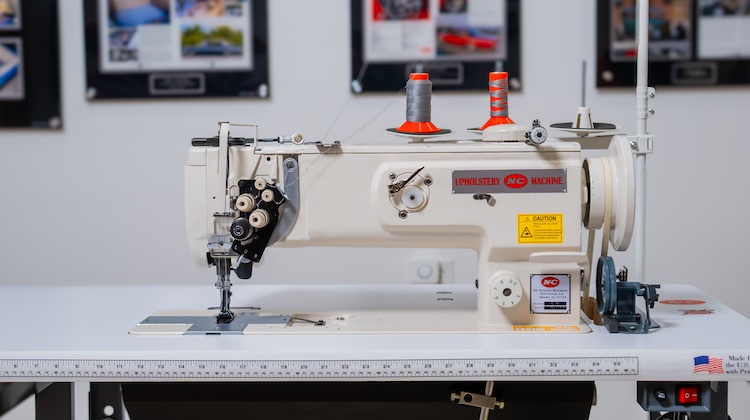 The Hog Ring - Meet the NC14L- A Long Arm Twin Needle Built for Heavy Duty Work