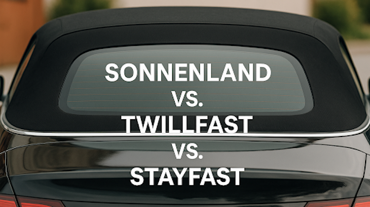 The Hog Ring - Sonnenland vs. Twillfast vs. Stayfast- Which Convertible Top Fabric Works Best