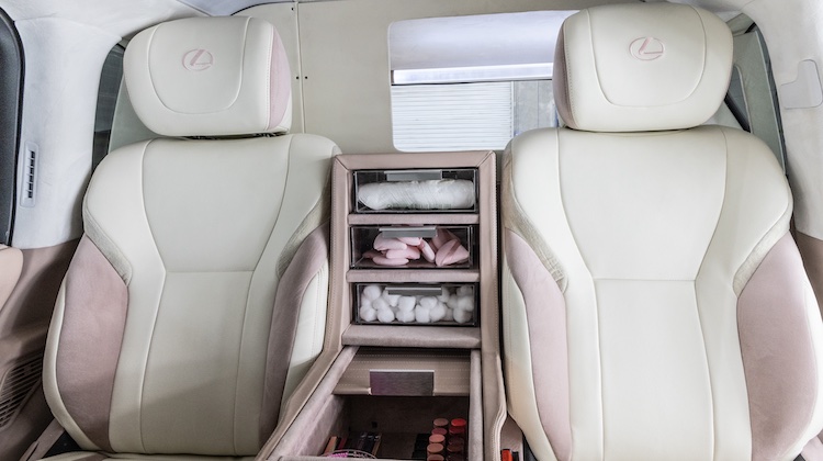 The Hog Ring - This Lexus Concept Has a Nail Bar, Vanity and Closet Built Inside