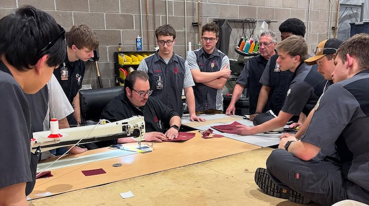 The Hog Ring - New NC Machines are Transforming WyoTech’s Upholstery Program 2a