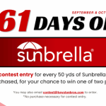 The Hog Ring - Keyston Bros’ 61 Days of Sunbrella Sale is Here!